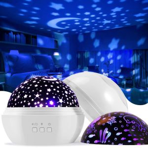 ZHR02NG Kids Toys ABS for Christmas Xmas Bedroom Light Party Supplies Ocean Star Sky Party Lamp Night Light Galaxy Projector Starry Projector
