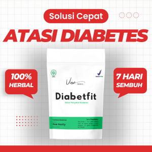 Diabetfit Obat Diabetes dan Suplemen Penurun Gula Darah 10 pcs