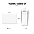 【Natural style】Silicone Nail Stamper French Nail Tips Double Head Transparent Jelly Stencil Template Seal Stamper Scraper For Fast Nails Tip. 