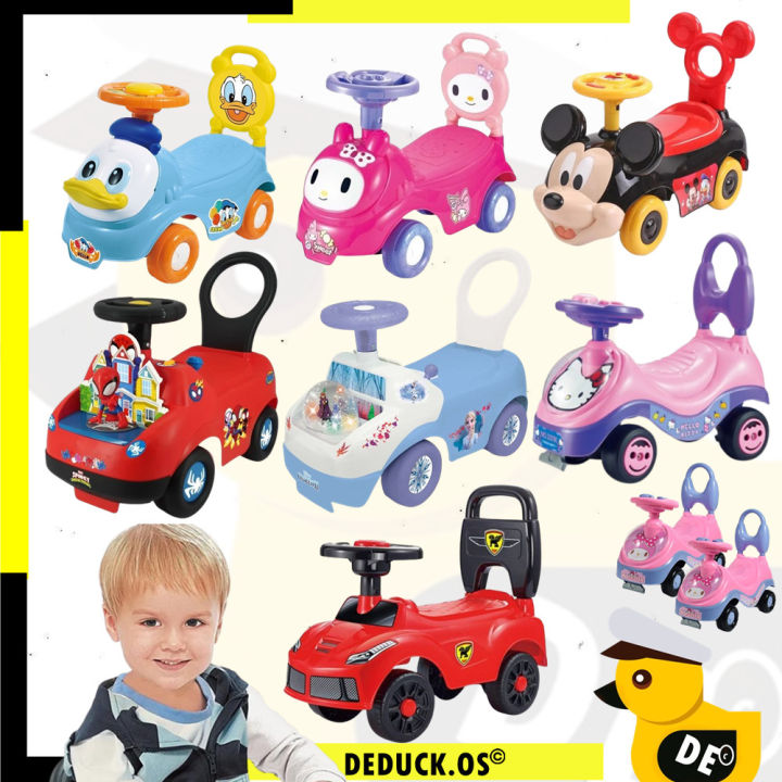 Kids Ride on Push Car Baby Cartoon Sliding Mini Drive on