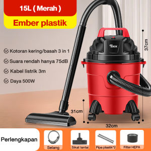 Tixx Vacuum Cleaner 18L  3in1 Vakum/Air Hisap/Blower Sedot Debu Basah Kering Vacum Blower Wet Dry Vacuum Cleaner Wet Dry Penyedot Debu Vacuum Cleaner 3in1 ( Wet Dry & Blow )