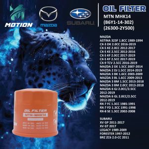 MOTION MTN-MHK14 Oil Filter 26300-2Y500 - MAZDA HYUNDAI KIA