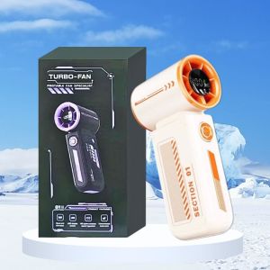 พัดลมเทอร์โบ พัดลมมือถือ รุ่นN115 ปรับตัวลมเกียร์ 100เกียร์ หน้าจอLED รุ่นมินิ น้ำหนักเบา พกพาสะดวก มี3สีให้เลือก พร้อมส่ง