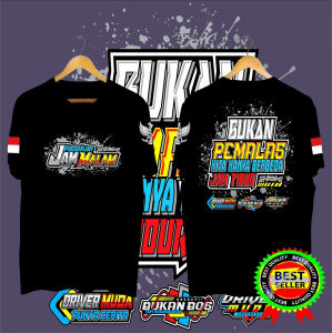 KAOS TSHIRT BAJU DISTRO PASUKAN JAM MALAM BUKAN PEMALAS