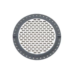 KAWAII BOX Silicone Edging Floor Drain Filter 304 Stainless Steel Anti-Clogging Bathtub Hair Catcher Easy to Clean Rust-proof Shower Drain Cover Bathroom