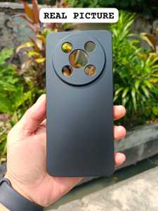 IDEA-CASE Itel Rs4 Soft Case Black Ring Premium Matte Silikon Casing Handphone