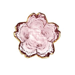 HENLI Nordic Style Cherry Blossoms Ice Cream Glass Dish Fruit Sala Specialty Plates Tableware Sauce Bowl Kitchen Gadgets Seasoning Plate