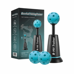 SECRETE AMBIENT LIGHT78SE0 Hands-Free Baseball Hitting Trainer 1/3 Balls Included Auto Pop Up Sports Tee Popper Professional Portable Auto Pop Up Trainer Solo Practice
