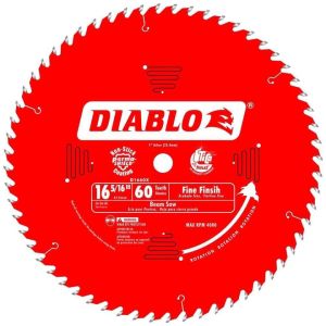 Diablo  16-5/16 in. x 60-Tooth x 1 in. Arbor Fine Finish Saw Blade for Beam Saws