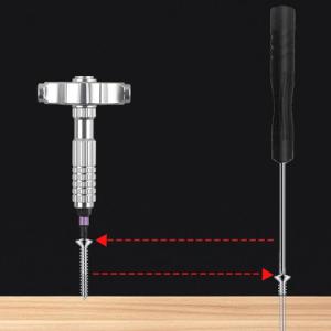 40pc Alloy Steel Ratcheting Screwdriver Kit Ergonomic Handle Nonslip Grip Compact Storage Case for Multifunctional Use