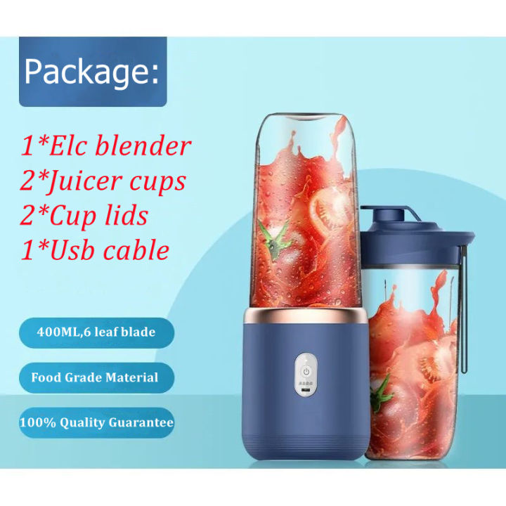Shaker blender Portable Blender Fruit Juicer Shake Tumbler and Blender