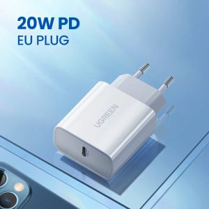 UGREEN PD Charger 20W Fast Charger for iPhone 13 12 X USB Type C Charger for Xiaomi Quick Charge 4.0 3.0 Charging Phone Charger2026