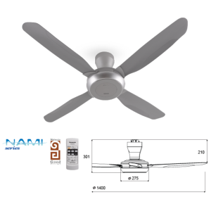 PANASONIC CEILING FAN NAMI 4 BLADE F-M14E2 (56 INCH)