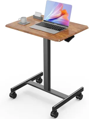 Idle Way Bàn nâng hạ đứng Bàn di động Bàn làm việc di động Thông Minh Tăng Chỉnh Chiều Cao Có Bánh Xe Di Động