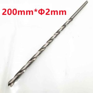 RUSSELLERT 1Pcs Length 160-300mm Extra Long Drill Bit HSS Steel Straight Shank Power Tool Durable Diameter 2-6mm Drilling Tool for Wood Aluminum Plastic