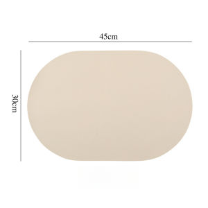 PU Leather Placemats Premium Quality Table Mats Elegant Dining Mats Heat resistant Wipeable Washable Indoor Outdoor Place Mat Thick Non-Slip Modern Table Mat