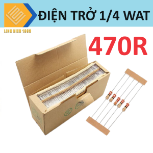 [ 10 CON ] Điện trở 470R 470ohm 1/4 wat hàng chính hãng taiwan
