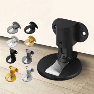 LUXEMO Zinc Alloy Door Stop Height-Adjustable Adhesive Door Top Screw Mount Door Stopper Home