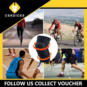 [Csndices] Compression Knee Pads Elastic Knee Protector Thickened Sponge Knee Brace Support For Dancing Workout Training Yoga
