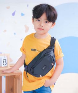 Lily And Clark Waist Bag Tas Selempang Anak Laki-Laki Dan Remaja Terkeren Warna Hitam WB01