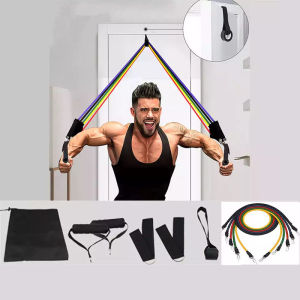 6 ชิ้น Resistance Band Set สำหรับการกำลังกาย และฟิตเนสและเชื้อกราฟ สำหรับการดูแลเนื้อการฝึกอบรม และยืดกล้ามและการต่อสุขภาพ ราคาสูง โปรโมชั่น SP33 บริการสายเซ็ต