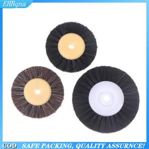 [COD] 5-piece Set Polishing Brush Black Brown Bristle Buffing Abrasive Brush With Yellow Plastic Center Jewelry Tools