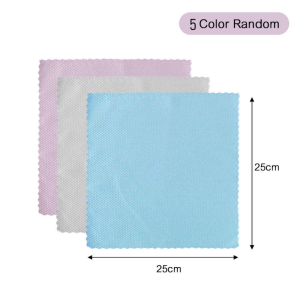 1/5 unit mikrofiber Fish Scale Dishcloths dapur Super penyerap minyak-bukti cuci kain kaca tingkap menyapu kain pembersihan rumah tangga
