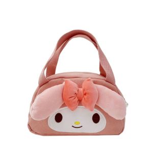 HJKL Large Capacity KT Cat Lunch Bag Cartoon Tote Bag Melody Hand Bags Kawaii Portable Kitty Canvas Bag Children