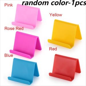 10Pcs Phone Stand for Desk Candy Color Phone Holder Universal Smart Phone Holder Foldable Cell Phone Holder Multi-Angle Lazy Phone Bracket Compatible with Most Cell Phone and Tablet