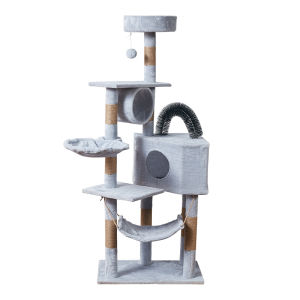 [SG Seller]Cat Tree With Hammock&Scratching Posts/Dangling Ball/Cat Condo/Cat Climbing Frame