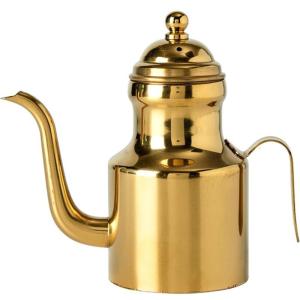 เครื่องจ่ายน้ำมันสแตนเลสพร้อมหัวก๊อกยาวสำหรับอุปกรณ์ที่ใช้ในครัวภาชนะบรรจุน้ำมันของเหลวที่ป้องกันการรั่วซึมอย่างแม่นยำ