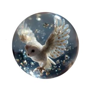 Vintaged Type Decorative Glass Marble 3cm Glass Orbs Desk Ornament For Office Display