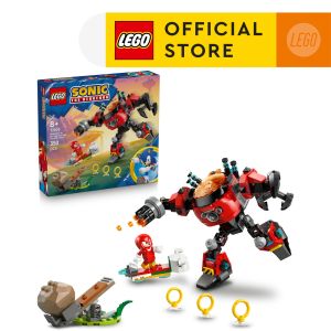 LEGO Sonic 77005 Knuckles vs. Dr. Eggman Egg Crusher Mech  (350 Pieces)