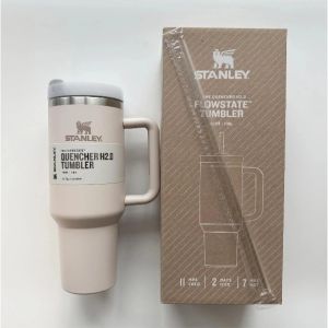 SG[Ready Stock] STANLEY The Quencher H2.O FlowState TUMBLER | 40 oz (1.18L)  ● Stainless Steel Coffee Thermal Cup ● Reusable Straw Bottle Lid ● Car Mugs vacuum cup Stanley 40oz Liter
