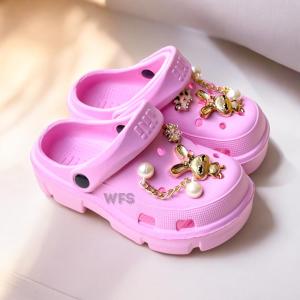 Sandal Baim Anak Jibbitz Rantai Sandal Anak Perempuan Terbaru Karet Jelly Elastis Nyaman