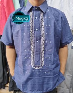 Polo Barong Short Sleeve New Design Random Embroidery