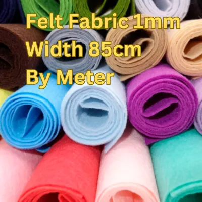 DIY Soft Felt Fabric 100cm x 85cm / Kain Fabric 1mm