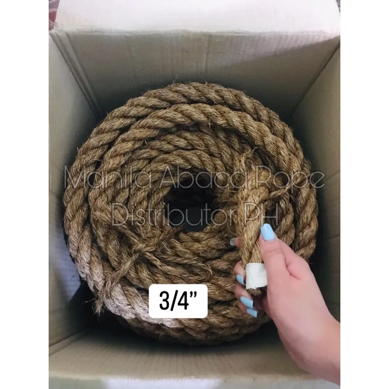 24mm Natural Manila Rope (Sold by Metre)