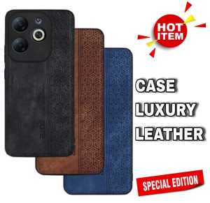 Case For Infinix Note 40s 4G / 40 4G 5G / 40 Pro 4G 5G / 40 Pro Plus 5G Luxury Leather Soft Case Motif Kulit Casing Silicone Cover