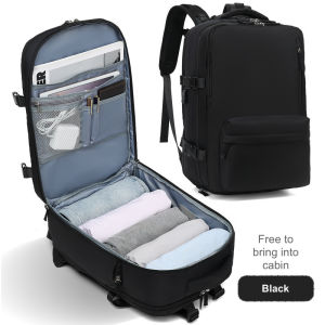 [ECOGROW] MY Malaysia Ready Stock 35L Travel Backpack Men Waterproof Bagback With Shoe Compartment  16" laptop 登机背包旅行包