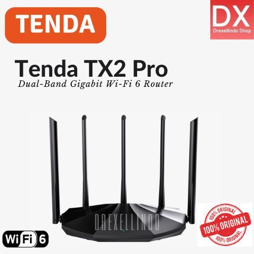 Tenda TX2 Pro Dual-Band Gigabit Wi-Fi 6 Router | Lazada Indonesia