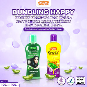 Bundling Shampoo Lidah Buaya & Minyak Kemiri Lidah Buaya - Kurangi Rontok Rambut Kuat | Sudah Halal & BPOM