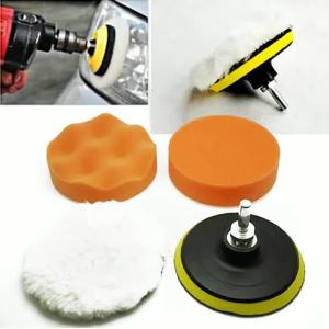 mv1 Adapter Buffing pad Kit Car Polishing Car Detail Care Supplies Gross Polish Polisher Sponge Set 1 Set 4 Portable 4T6N9