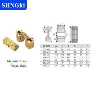 [COD] 🔥🔥🔥SHNGki Đồng Brass Đồ Nội Thất Bản Lề 8-24Mm Hình Trụ Ẩn Tủ Giấu Vô Hình Cửa Bản Lề Cho Phần Cứng Hộp Quà Tặng