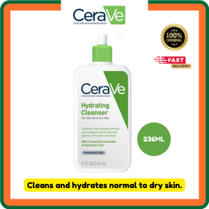 Cerave Hydrating Cleanser | 8 FL 0Z/236ML | EXP: 05/27