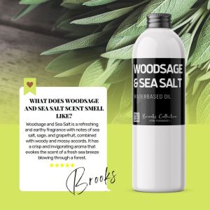 My Home WOODSAGE & SEA SALT Water Based Concentrated Water Soluble Diffuser Humidifier Fragrance