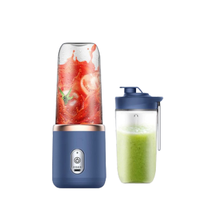 Tefal 400ML 2Cup Electric fruit juicer blender juice mixer mini Wireless Portable household USB Charging 6 Blade gift juice cup