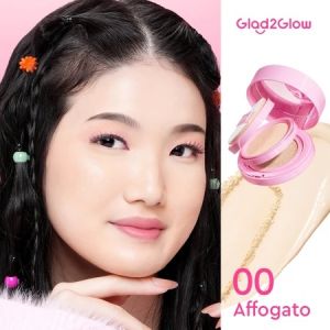 PROMO DI TOKO KAMI>>>[New Launch]Glad2Glow 2in1 Perfect Pair Cushion Powder Foundation Waterproof Make Up Setting BB Cream Tahan Tahan 12Jam
