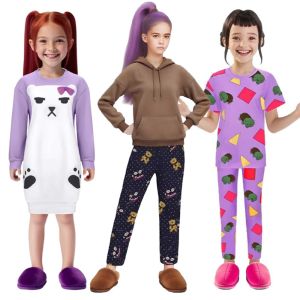 Kpop Rumi Zoey Mira Demon Hunters Cosplay Costume for Girl Cute Printed Pajamas Roleplay Outfit Halloween Carnival Party Suit