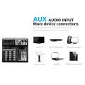 Profesional Audio Mixer KP4  Sound System  4 Channel With Bluetooth DJ Audio Sound Mixer / BlessS. 